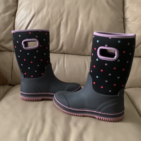 Kid Girls Neoprene Boots Size 3 - Picture 7 of 8